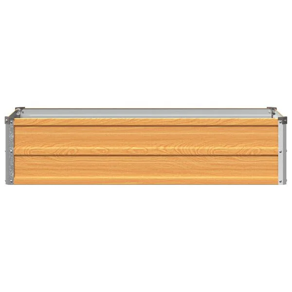 vidaXL Jardin surélevé Naturel 100 x 40 x 24 cm acier laminé à froid