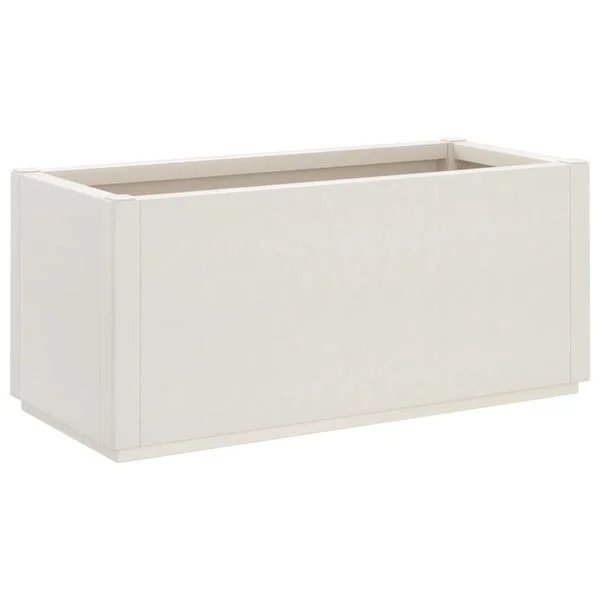 vidaXL Jardinière blanc 80x36x35 cm PP