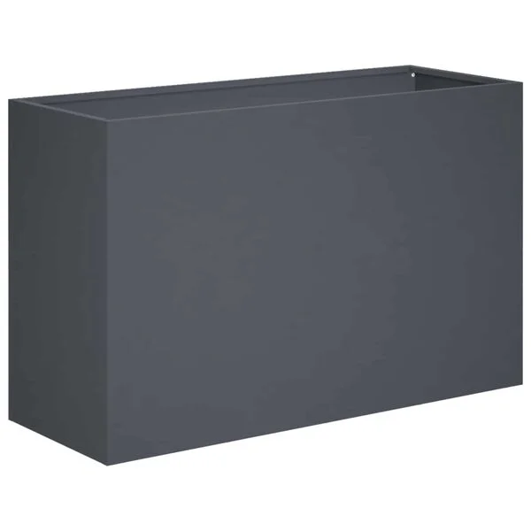 vidaXL Cache-pot de jardin Anthracite 80 x 30 x 40 cm