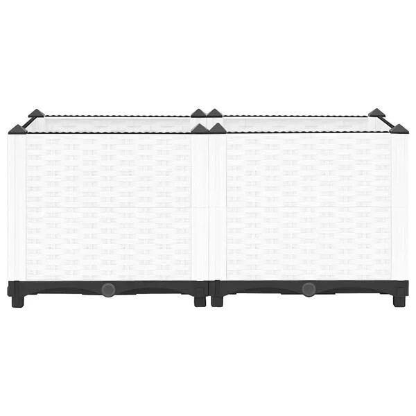 vidaXL Lit surélevé 80x40x38 cm Polypropylène