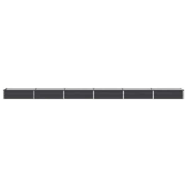 vidaXL Jardin surélevé Anthracite 480 x 40 x 24 cm