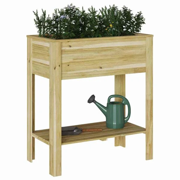 vidaXL Jardin haut Marron 85, 5 x 46, 5 x 96 cm Bois de pin imprégné