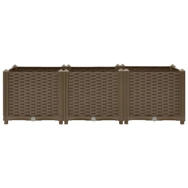 vidaXL Lit surélevé 120x40x38 cm Polypropylène