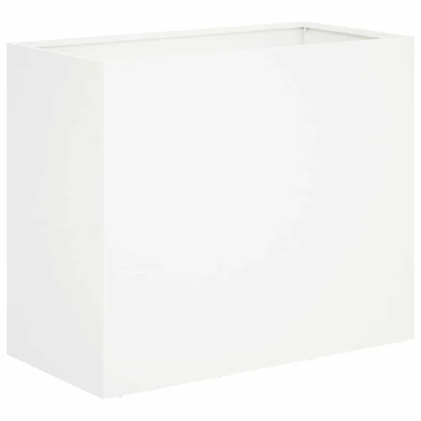 vidaXL Cache-pot de jardin 2 pc Blanc 60 x 30 x 50 cm