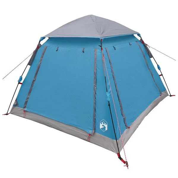 vidaXL 3 personne Bleu Polyester 185T