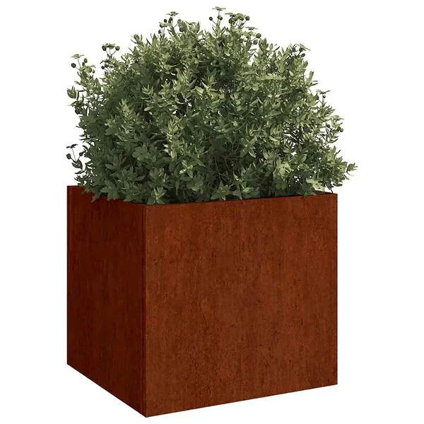 vidaXL Jardinière 42x40x39 cm acier corten