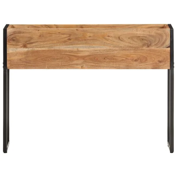 vidaXL Jardinière 90x20x68 cm Bois massif d'acacia