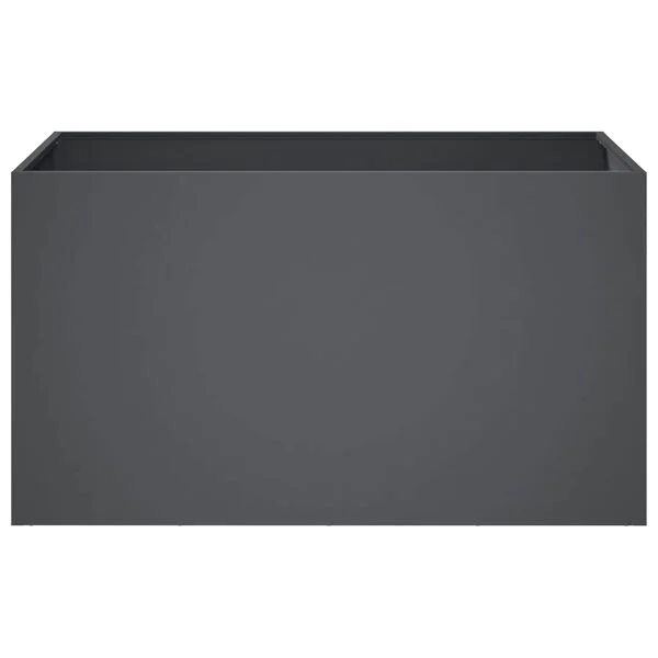vidaXL Cache-pot de jardin Anthracite 80 x 50 x 50 cm