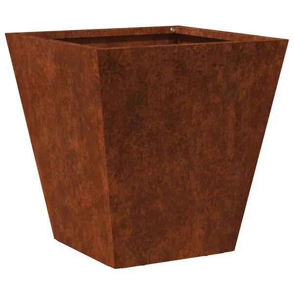 vidaXL Jardinière 30x30x30 cm acier résistant aux intempéries