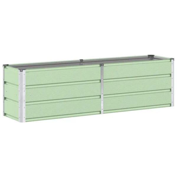 vidaXL Jardinière Vert 160 x 40 x 45 cm Acier