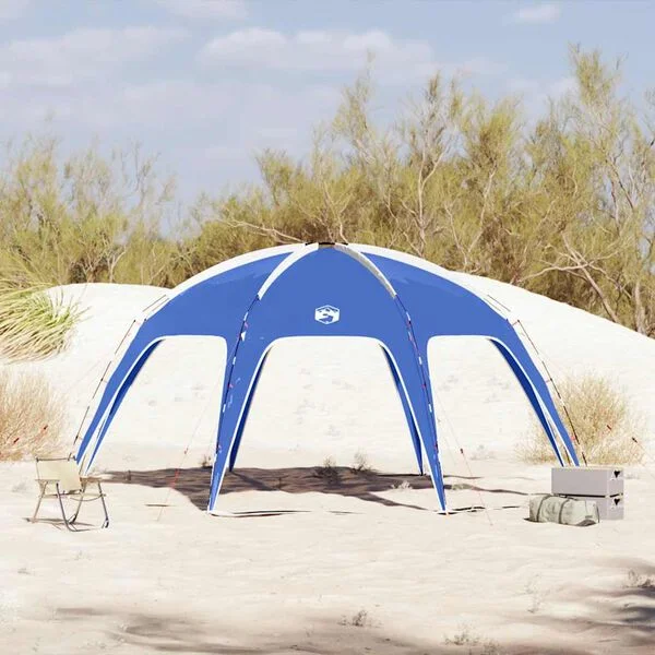 vidaXL Tente de fête bleu azuré imperméable