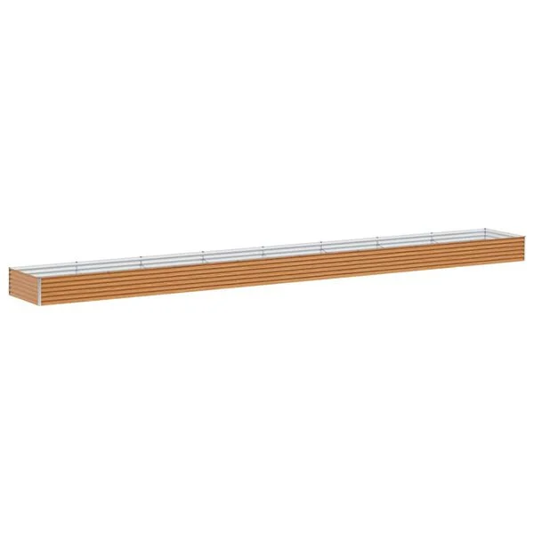vidaXL Jardinière surélevée Marron Clair 775 x 100 x 36 cm