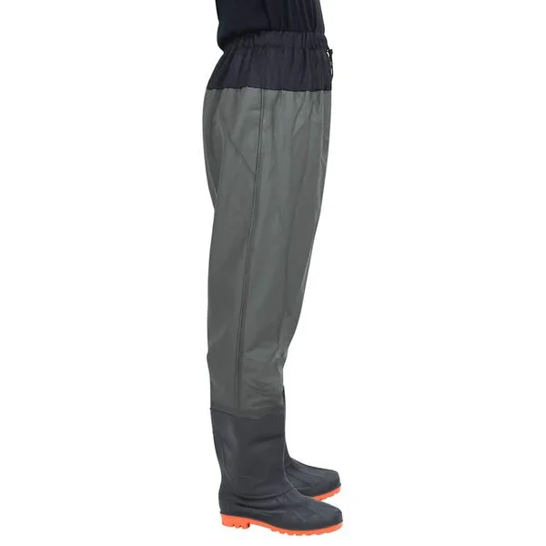 vidaXL Cuissardes avec bottes vert foncé taille 42
