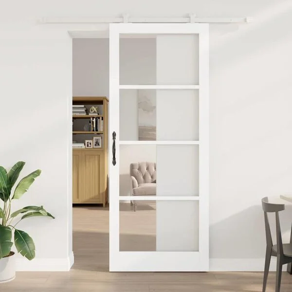 vidaXL Porte coulissante ORKDAL 93 x 232 cm Blanc