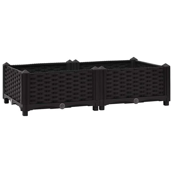 vidaXL Lit surélevé 80x40x23 cm Polypropylène