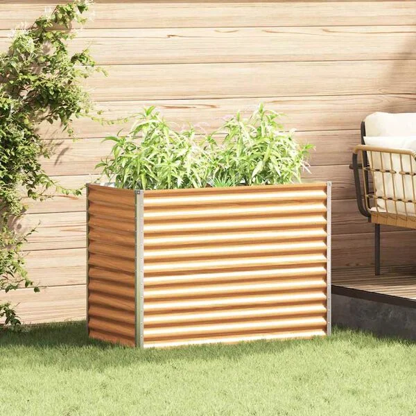 vidaXL Jardinière surélevée Marron Clair 98 x 50 x 68 cm