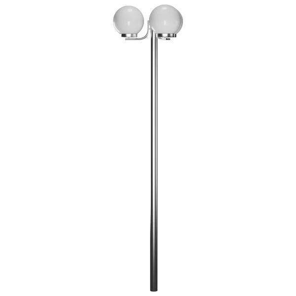 vidaXL Lampadaire de jardin 3 lampes 220 cm