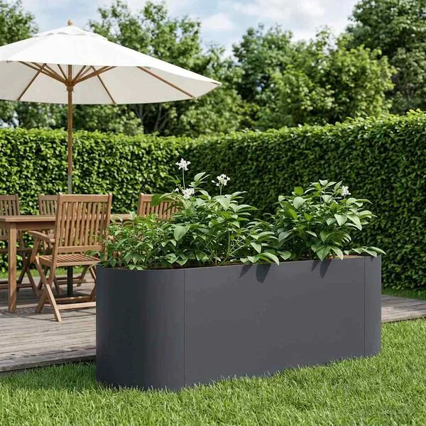 vidaXL Jardin surélevé Anthracite 120 x 40 x 40 cm
