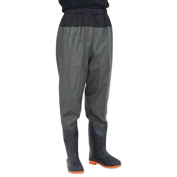 vidaXL Cuissardes avec bottes vert foncé taille 42