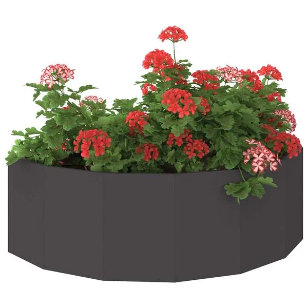 vidaXL Jardinière Noir 120 x 60 x 35 cm Acier