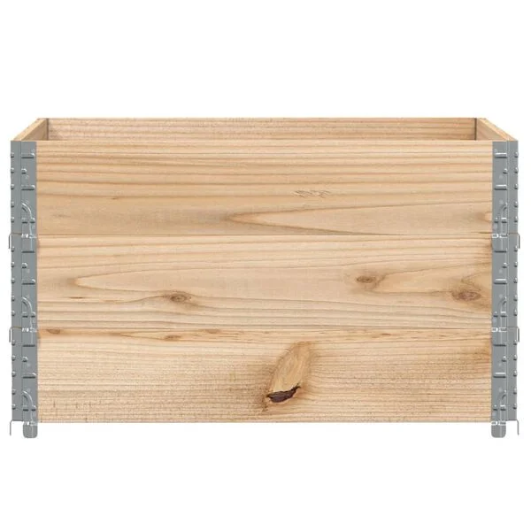 vidaXL Jardinière 100x100 cm bois de pin massif