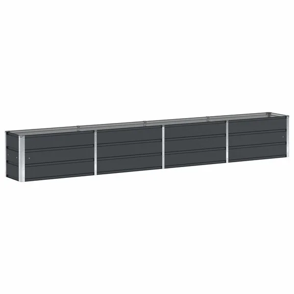 vidaXL Jardinière Anthracite 320 x 40 x 45 cm Acier