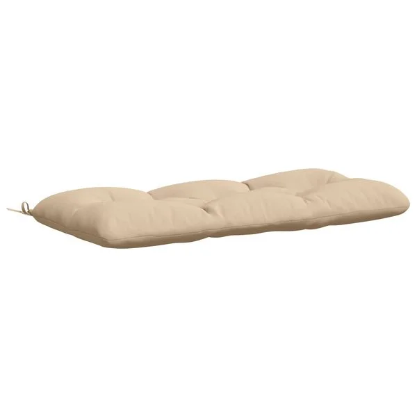 vidaXL Coussin de banc VIANEN 100 % polyester Crème 120 x 50 x 12 cm