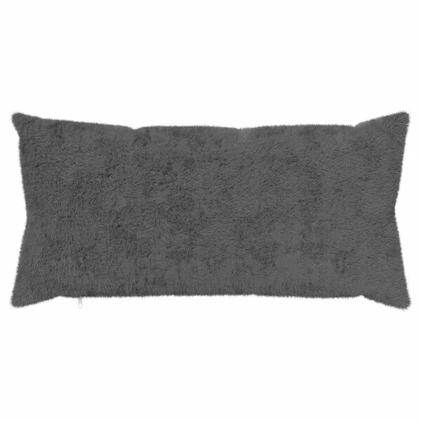 vidaXL Housse de coussin 6 pc HEERLEN Gris foncé 40 x 80 cm