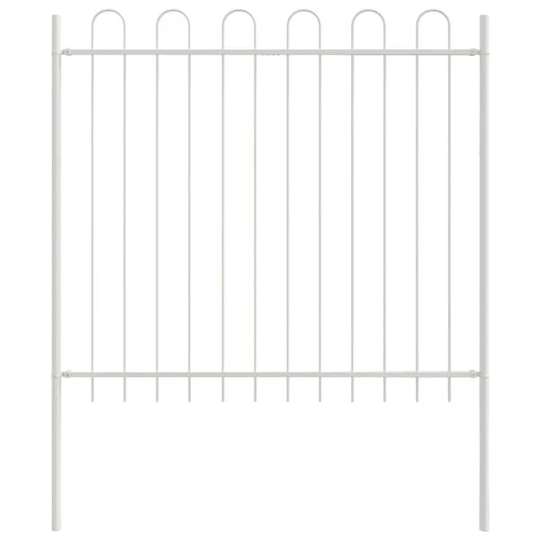 vidaXL Clôture de jardin BOXTEL 2 pc 3, 4 x 1 m Acier revêtu de poudre