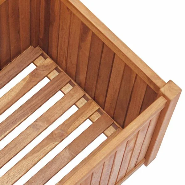 vidaXL Lit surélevé 50x50x50 cm Bois de teck solide