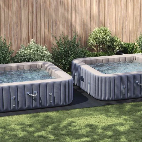 vidaXL Tapis de piscine 640 x 321 x 0, 1 cm Rectangulaire Noir