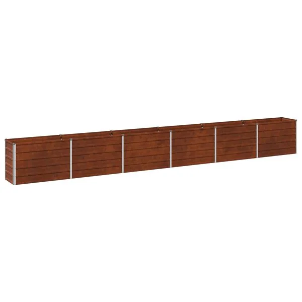 vidaXL Jardin surélevé Rouillé 480 x 40 x 55 cm corton