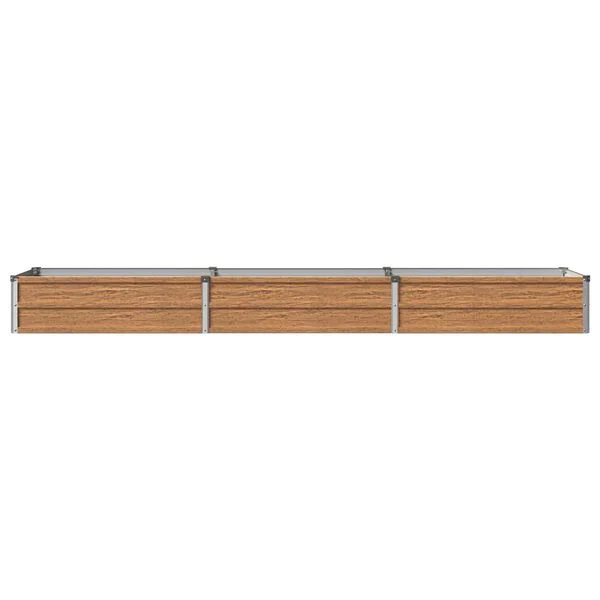 vidaXL Jardin surélevé Chêne Brun 240 x 40 x 24 cm