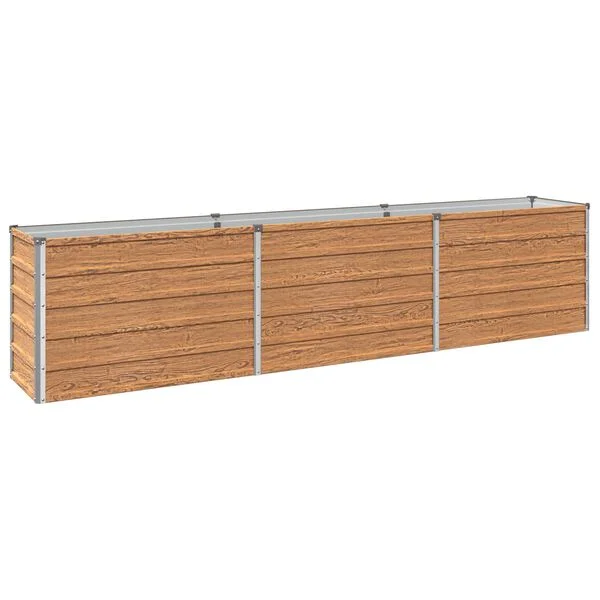 vidaXL Jardin surélevé Chêne Brun 240 x 40 x 55 cm