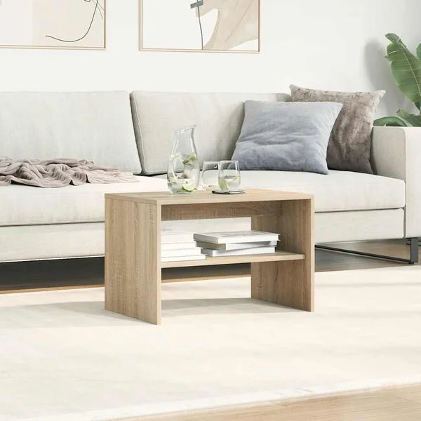 vidaXL Meuble TV chêne sonoma 60x40x40 cm bois d'ingénierie