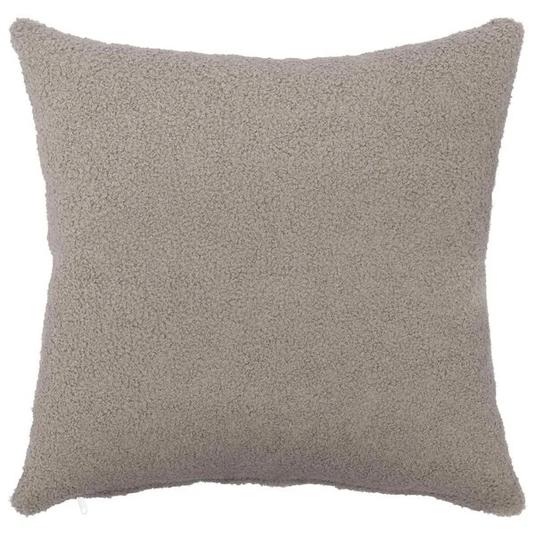 vidaXL Housse de coussin 6 pcs HEERLEN Gris clair 40 x 40 cm Bouclé