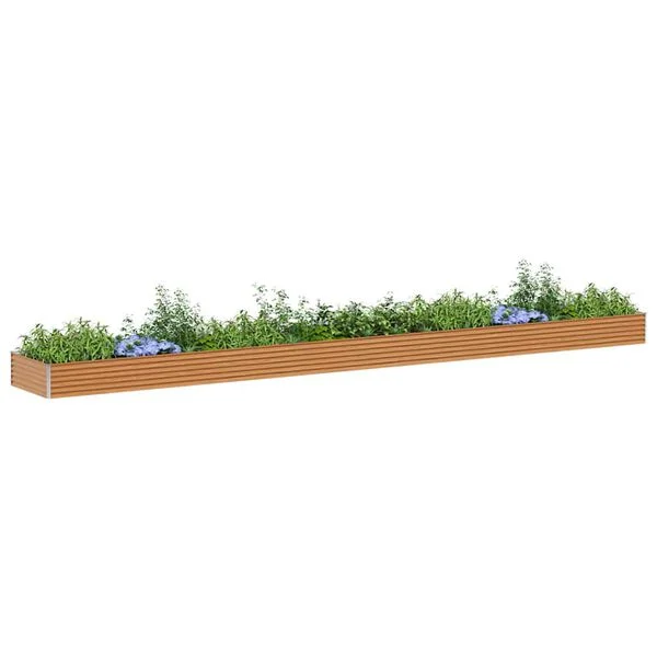 vidaXL Jardinière surélevée Marron Clair 775 x 100 x 36 cm
