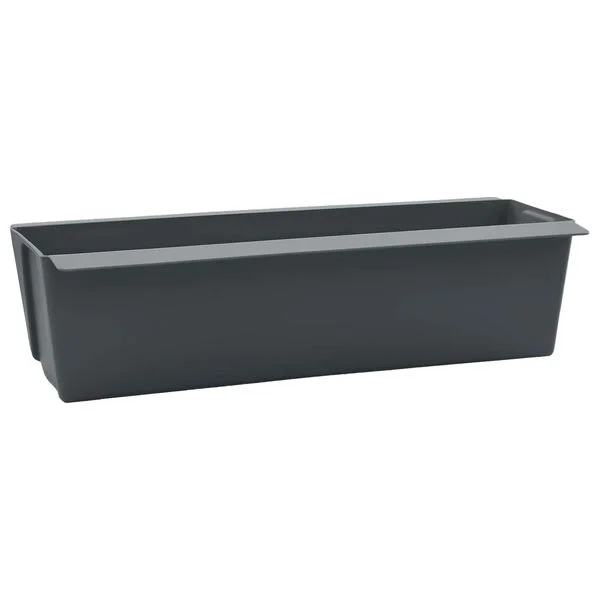 vidaXL Caisses à fleurs pour palettes Euro 24 pc Gris Polypropylène