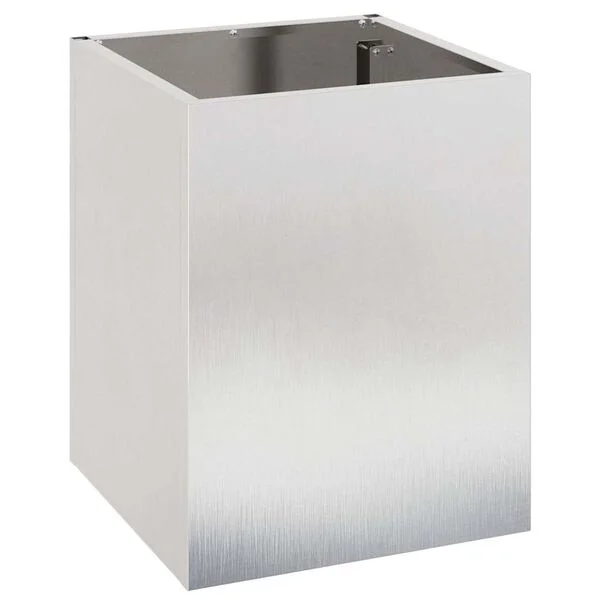 vidaXL Cache-pot de jardin Acier inoxydable 32 x 32 x 40 cm