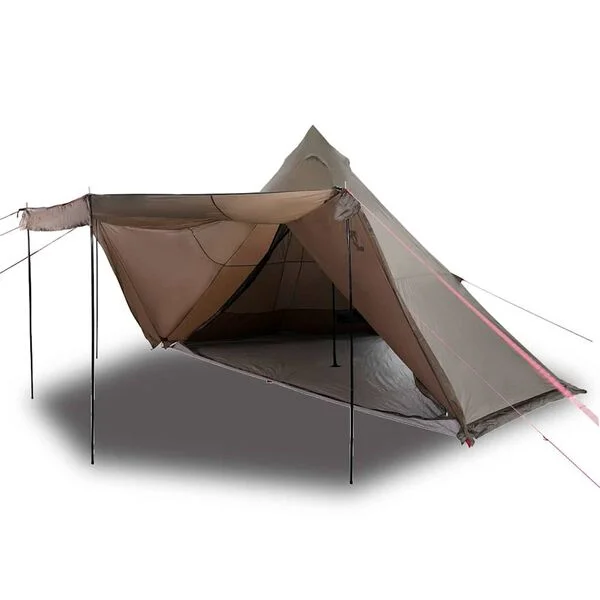 vidaXL Tente familiale tipi 8 personnes marron imperméable