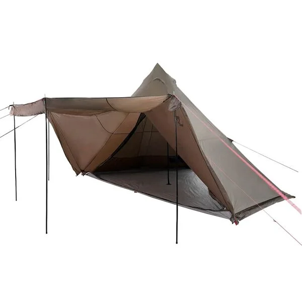 vidaXL Tente familiale tipi 8 personnes marron imperméable