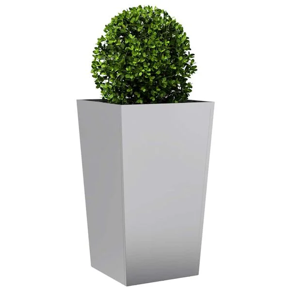 vidaXL Jardinière 45x45x75 cm acier galvanisé