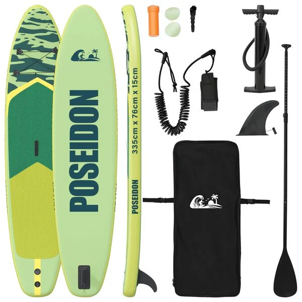 vidaXL Planche à pagaie gonflable POSEIDON 335 x 76 x 15 cm