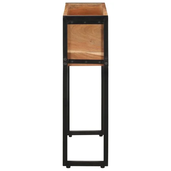 vidaXL Jardinière 60x20x68 cm Bois massif d'acacia
