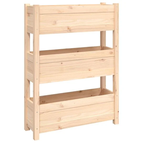 vidaXL Jardinière 77x25x104, 5 cm Bois massif de pin