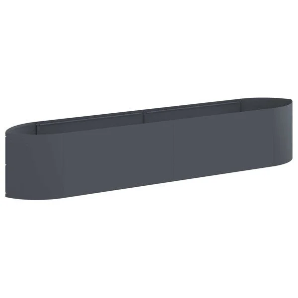 vidaXL Jardin surélevé Anthracite 220 x 40 x 40 cm Acier