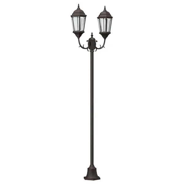 vidaXL Lumière de jardin 68 x 20 x 235 cm Aluminium et verre