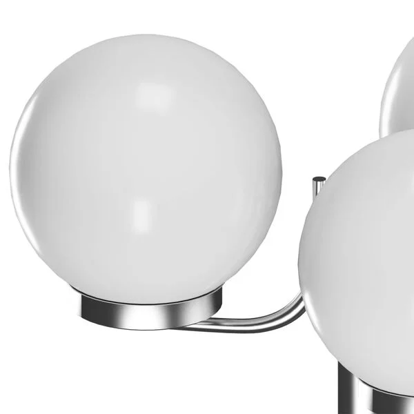 vidaXL Lampadaire de jardin 3 lampes 220 cm