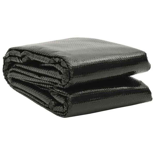 vidaXL Couverture de piscine Noir 600 x 300 cm PE