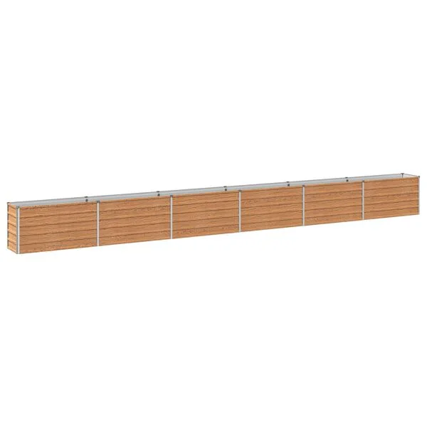 vidaXL Jardin surélevé Chêne Brun 600 x 40 x 55 cm